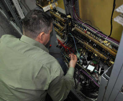 STER PMU installation in an electrical cabinet in TS Rijeka 110/35kV