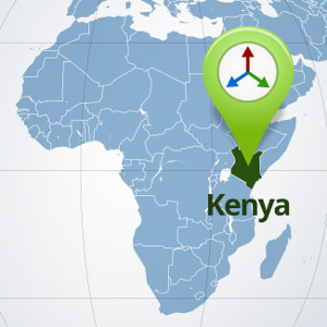 Kenya map